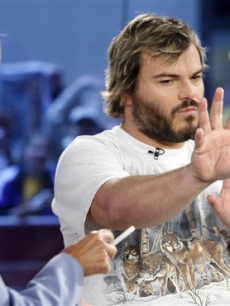 Jack Black interviewed on NBC’s ‘Today’ show by co-host Meredith Vieira in New York 