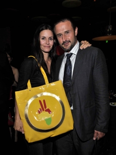 Courteney Cox and David Arquette lend their star power to the Omnipeace dinner