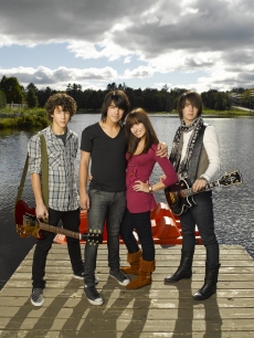 The Jonas Brothers and Demi Lovato in ‘Camp Rock’