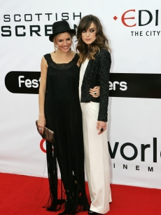 Sienna Miller and Keira Knightley (in Chanel) at ‘The Edge of Love’ premiere in Scotland