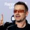 U2 lead singer and activist Bono at a news conference in Paris for aid for Africa