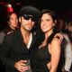 Justin Bobby and Audrina Patridge pose for pictures at LAX Las Vegas