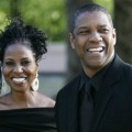 Denzel Washington and wife Pauletta were all smiles