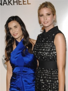 Demi Moore and Ivanka Trump attend a Trump party in NYC, June 23, 2008 