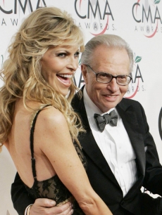 Larry King and his wife Shawn Southwick King (Nov. 2005)