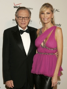 Larry King and his wife Shawn Southwick King (Feb. 2007)