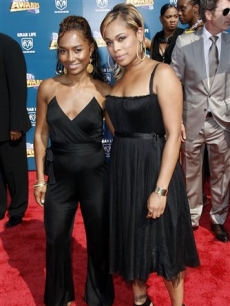 Rozonda Chilli Thomas and Tionne T-Boz Watkins at the BET Awards 