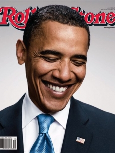 Sen. Barack Obama on the cover of Rolling Stone Magazine
