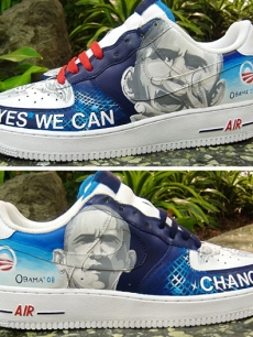 Barack Obama sneakers by Van Taylor