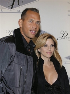 Alex Rodriguez and wife Cynthia on the red carpet