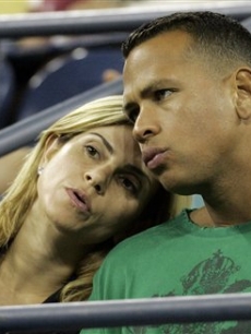 Alex Rodriguez and wife Cynthia at the US Open in Sept. 2007