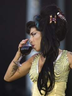Amy Winehouse performs during the Rock in Rio music festival in Arganda del Rey, Spain