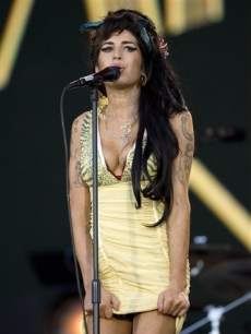 Amy Winehouse at the Rock in Rio music festival