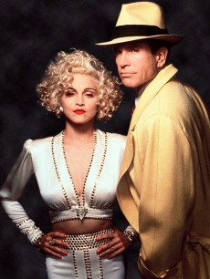 Madonna and Warren Beatty in ‘Dick Tracy’