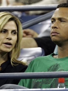 New York Yankee star Alex Rodriguez and his wife, Cynthia, in 2007