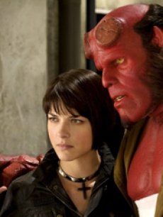 Ron Perlman and Selma Blair in ‘Hellboy II’