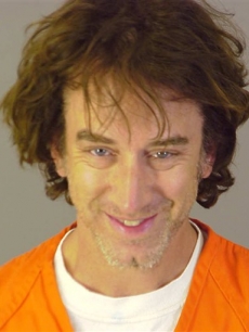 Andy Dick is shown after being arrested for suspicion of drug possession and sexual battery
