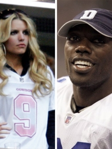 Jessica Simpson and Terrell Owens