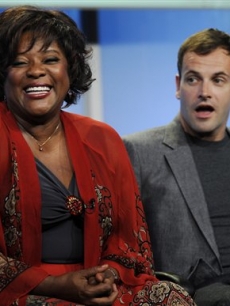 Loretta Devine and Jonny Lee Miller talk at the TCA’s in Los Angeles  