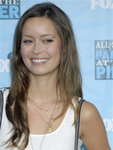 Summer Glau smiles for the press in Los Angeles, July 2008 