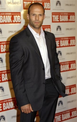 Jason Statham arrives for the Australian premiere of his new movie ‘The Bank Job’ in Sydney