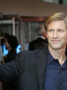 Aaron Eckhart at the London ‘Dark Knight’ premiere, July 21, 2008 