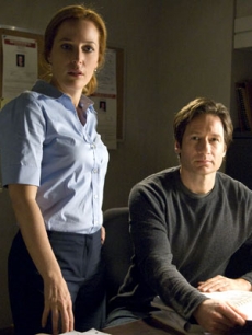 David Duchovny and Gillian Anderson