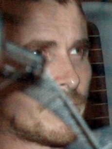 Christian Bale leaves Belgravia Police Station in central London 