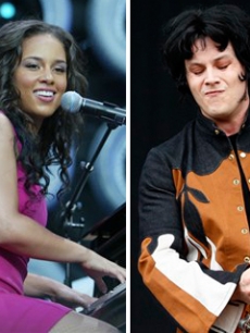 Alicia Keys and Jack White