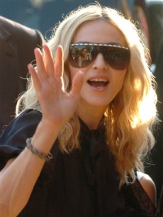 Madonna arrives for the screening of her documentary, ‘I Am Because We Are’
