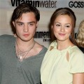 Ed Westwick and Leighton Meester attend a premiere party for the 2nd season of ‘Gossip Girl’