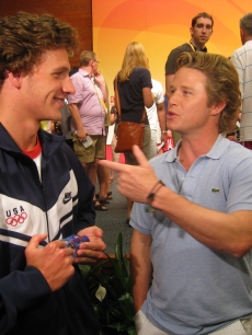 Billy and Ryan Lochte share a moment