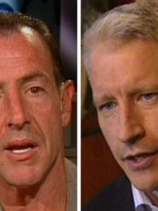 Michael Lohan and Anderson Cooper