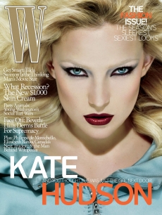 Kate Hudson on the cover of W