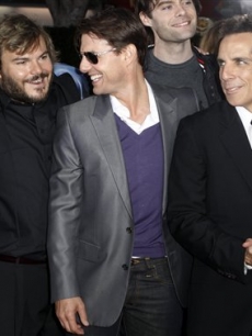 Brandon T. Jackson, Jack Black, Tom Cruise, Bill Hader, Ben Stiller, and Matthew McConaughey at ‘Tropic Thunder’