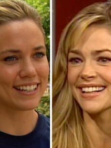 Swimmer Natalie Coughlin and actress Denise Richards 