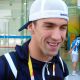 Michael Phelps, after his gold medal win, 8.15.08