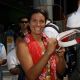 Misty May-Treanor signs autographs for fans