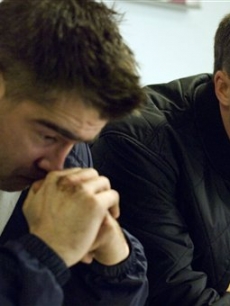 Colin Farrell and Edward Norton in ‘Pride and Glory’