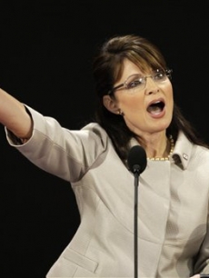 Sarah Palin speaks at the Republican National Convention