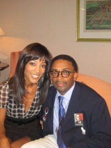 Shaun Robinson and Spike Lee at the Toronto Film Festival