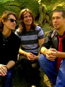 Taylor, Zac and Isaac Hanson, Sept. 2008 