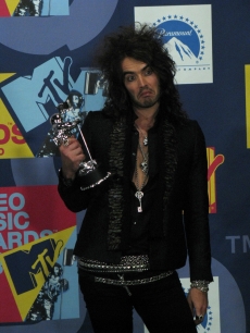 Russell Brand after hosting the VMAs