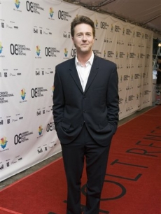 Ed Norton arrives for the gala screening of the film ‘Pride and Glory,’ Toronto 