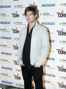 Chace Crawford arrives at Madison Square Garden in New York for the Stand Up For A Cure benefit