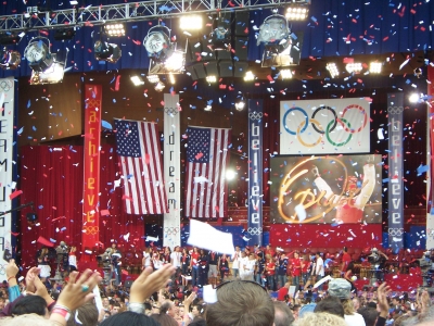 Olympians on the Oprah Winfrey Show in Chicago