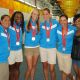 Shaun with USA women’s softball silver medalists