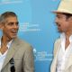George Clooney and Brad Pitt at the Venice Film Festival for ‘Burn After Reading’