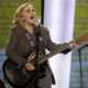 Singer Melissa Etheridge rehearses for her performance later in the day at the Democratic National Convention in Denver, Wednesday, Aug. 27, 2008