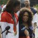 ‘Access’ interviews Oprah Winfrey and Olympian Lisa Leslie on their way into ‘Oprah’ in Chicago